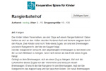 Screenshot der Jungschar Spiele App Spieldetailansicht